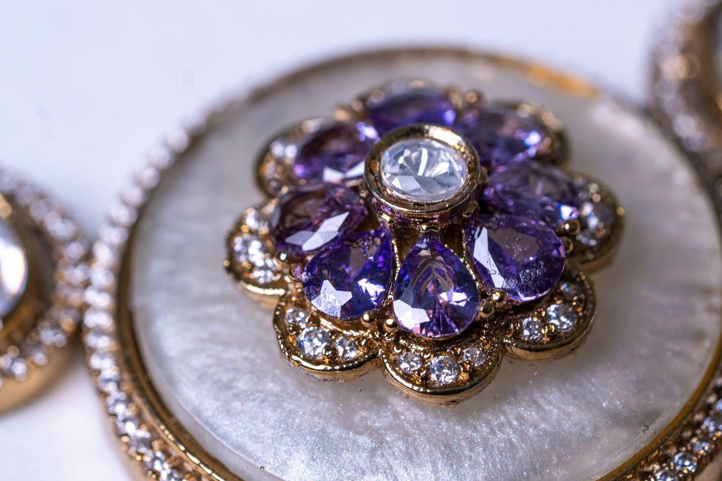 Pure Mother of Pearl and Polki Kundan Necklace