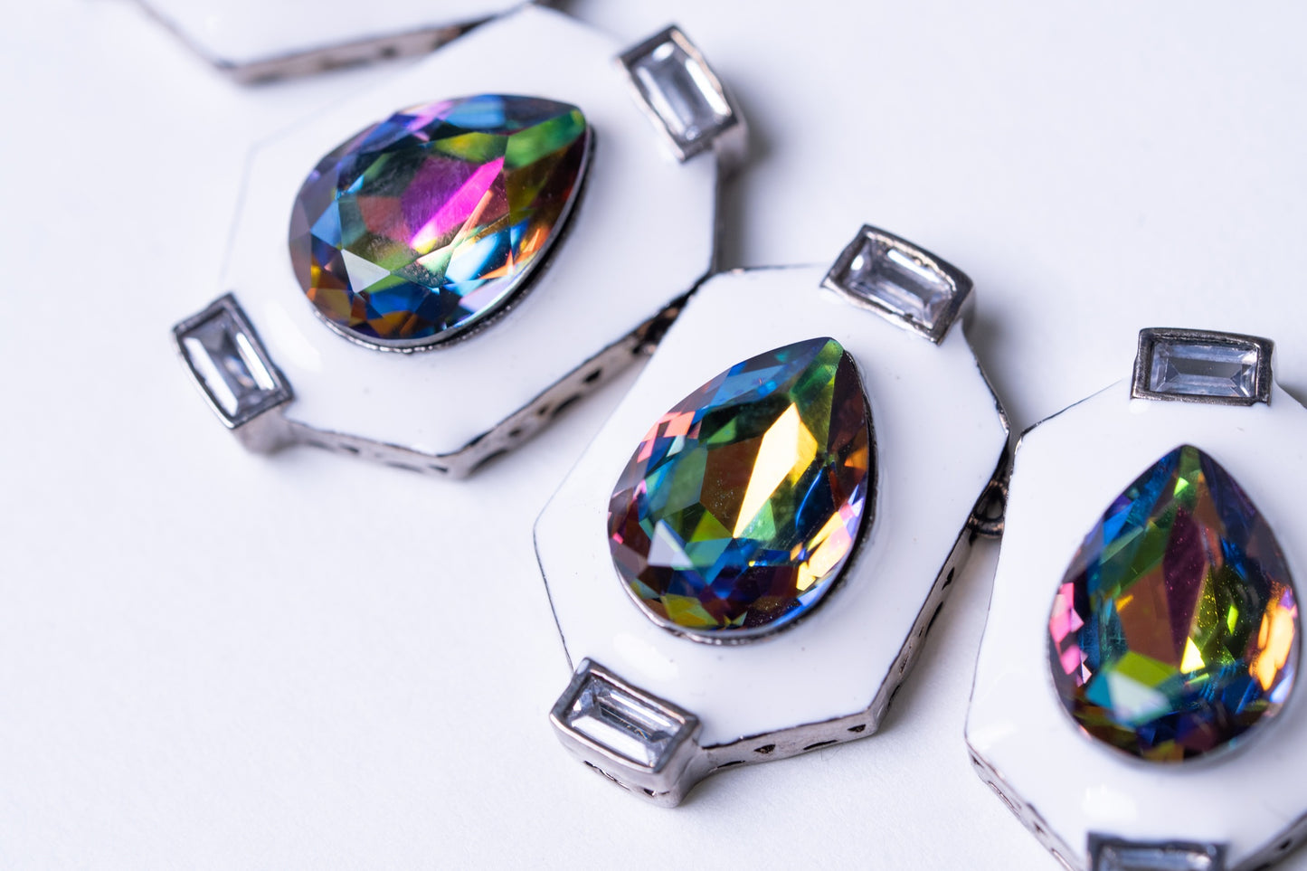 Crystal Aurora Swarovski Stones Necklace