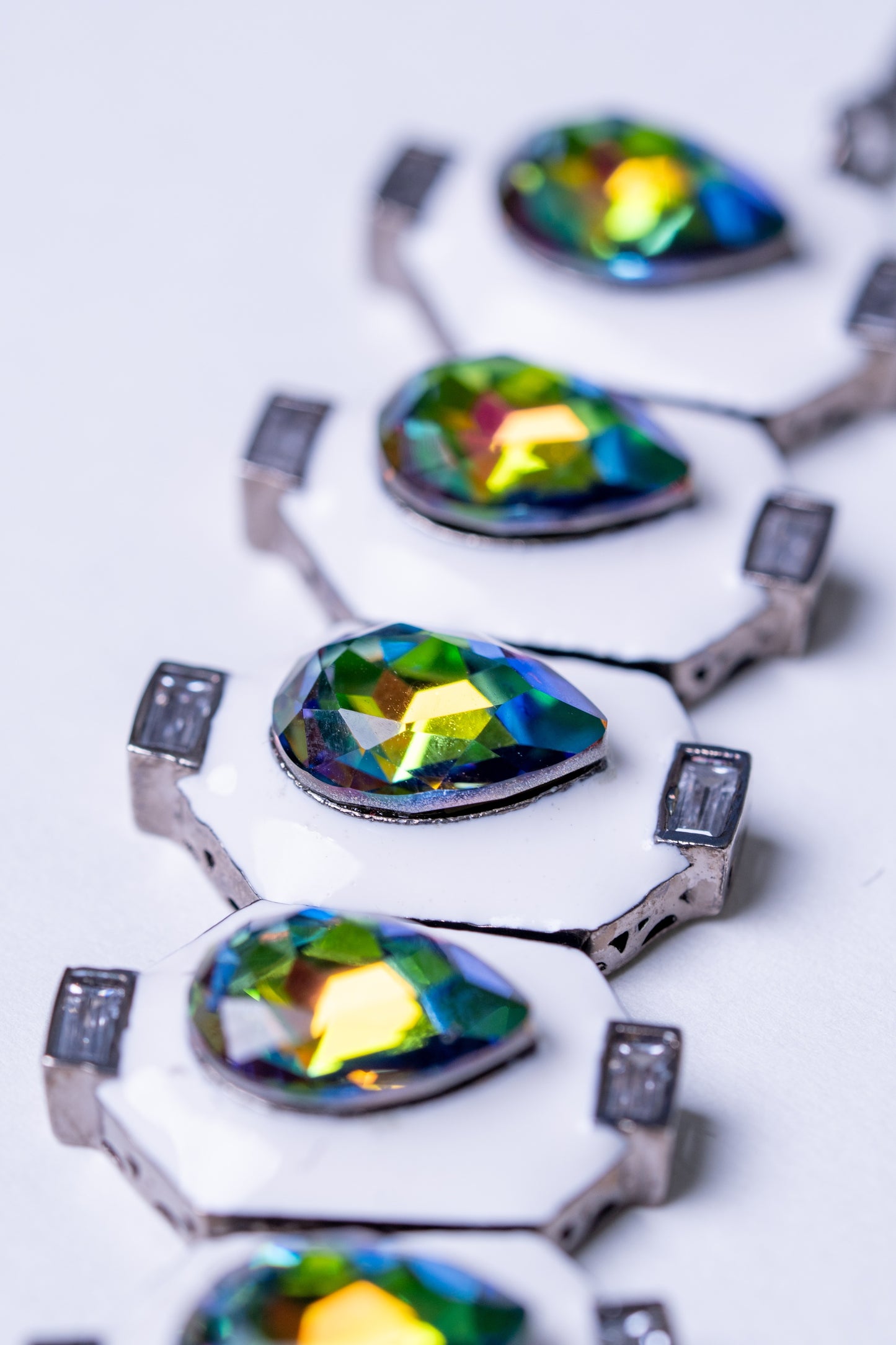 Crystal Aurora Swarovski Stones Necklace