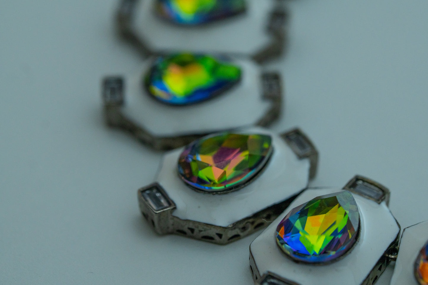 Crystal Aurora Swarovski Stones Necklace