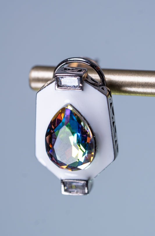 Crystal Aurora Swarovski Stones Necklace