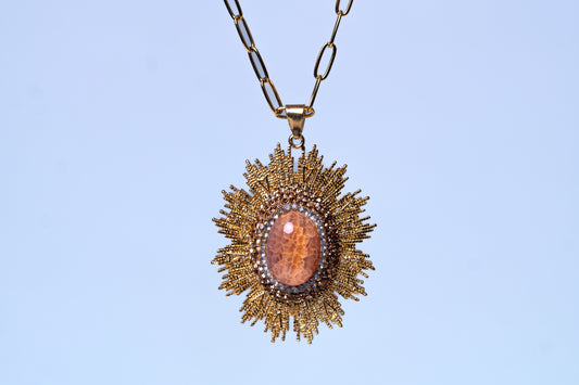 SunShine Gold Plated Pendant