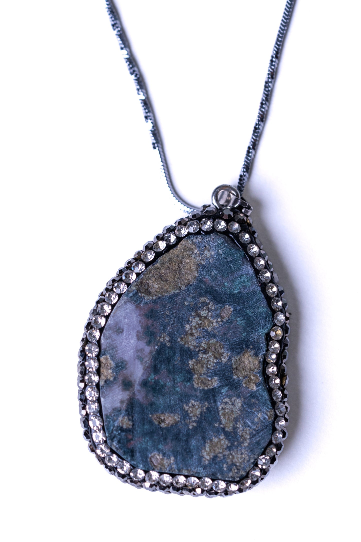 Natural Amethyst Cluster Pendant