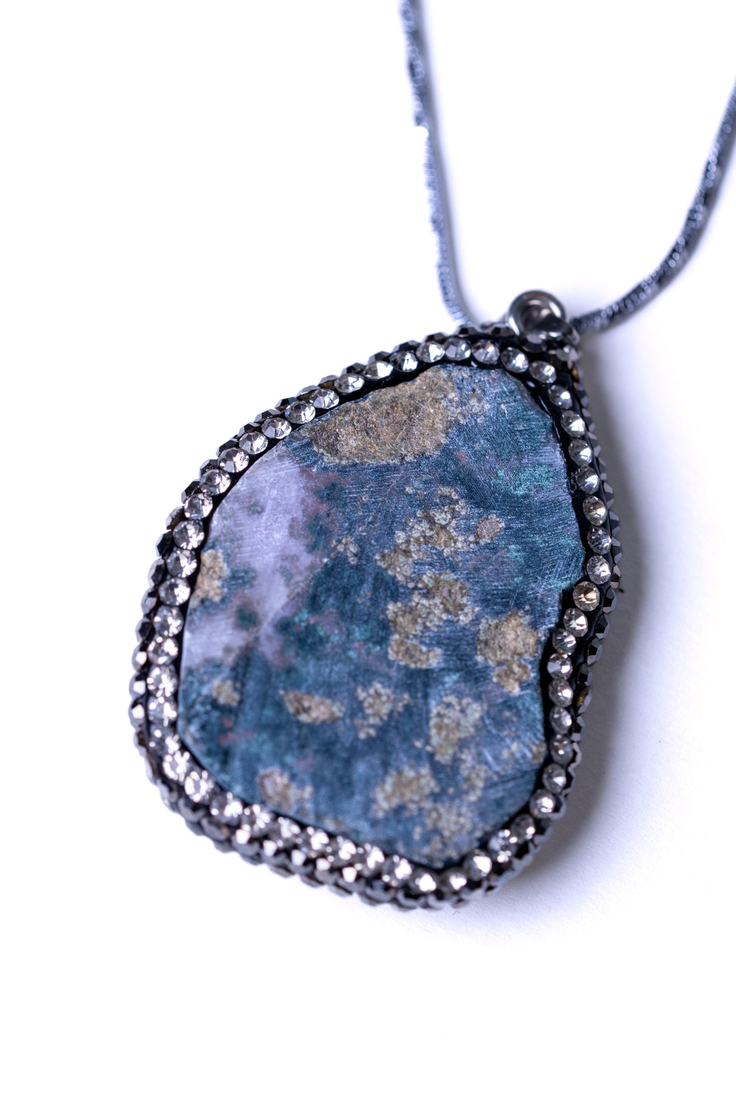 Natural Amethyst Cluster Pendant