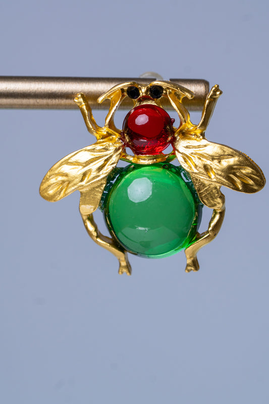 18KT Gold Plated Bee Earring Studs
