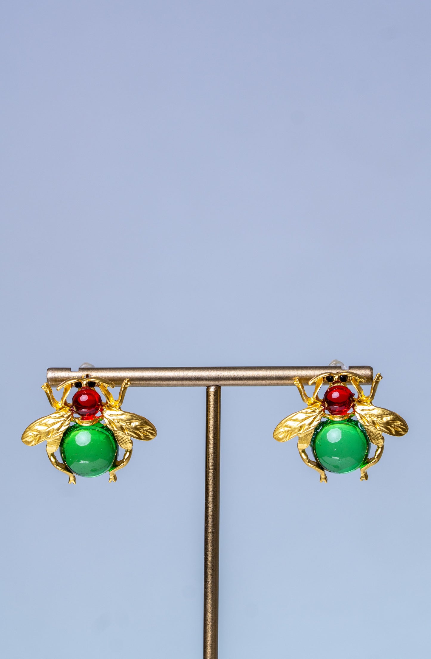 18KT Gold Plated Bee Earring Studs