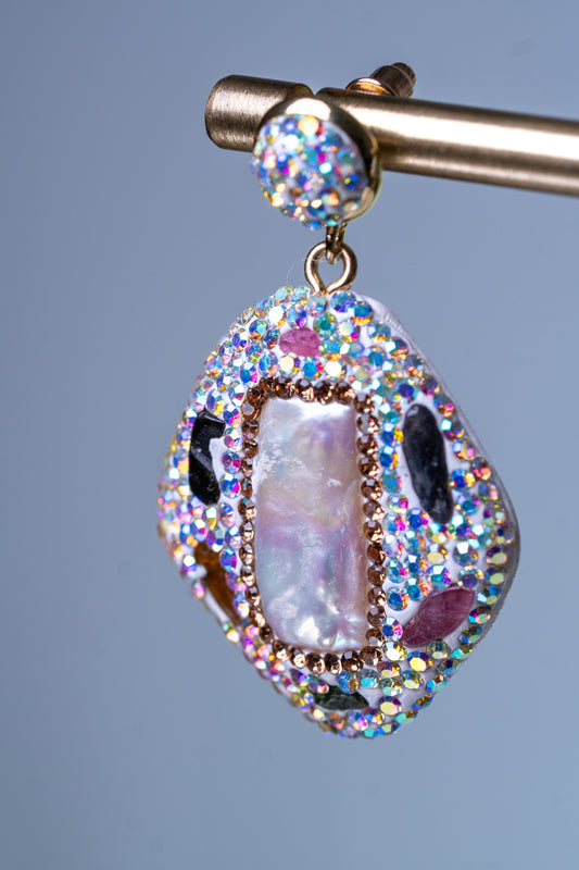 Natural Fresh Baroque Pearl Earrings