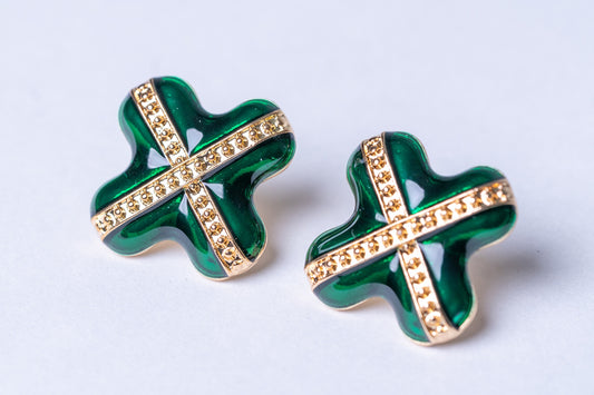 Irish Shamrock Earrings