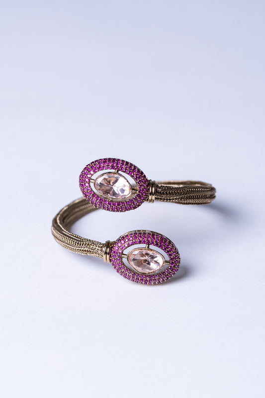 Pink American Diamonds Zirconia Bracelet