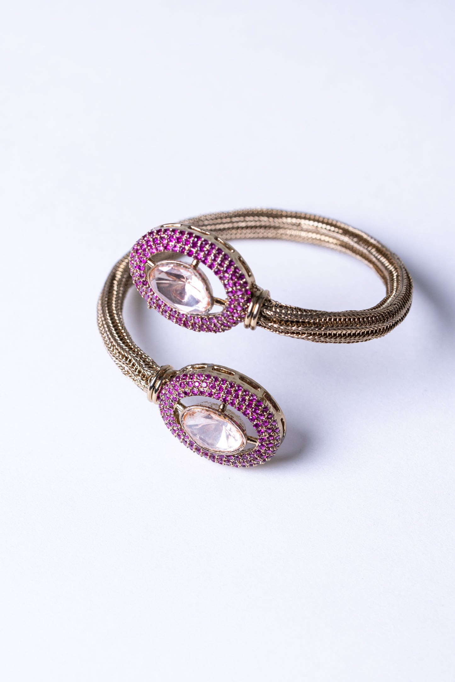 Pink American Diamonds Zirconia Bracelet