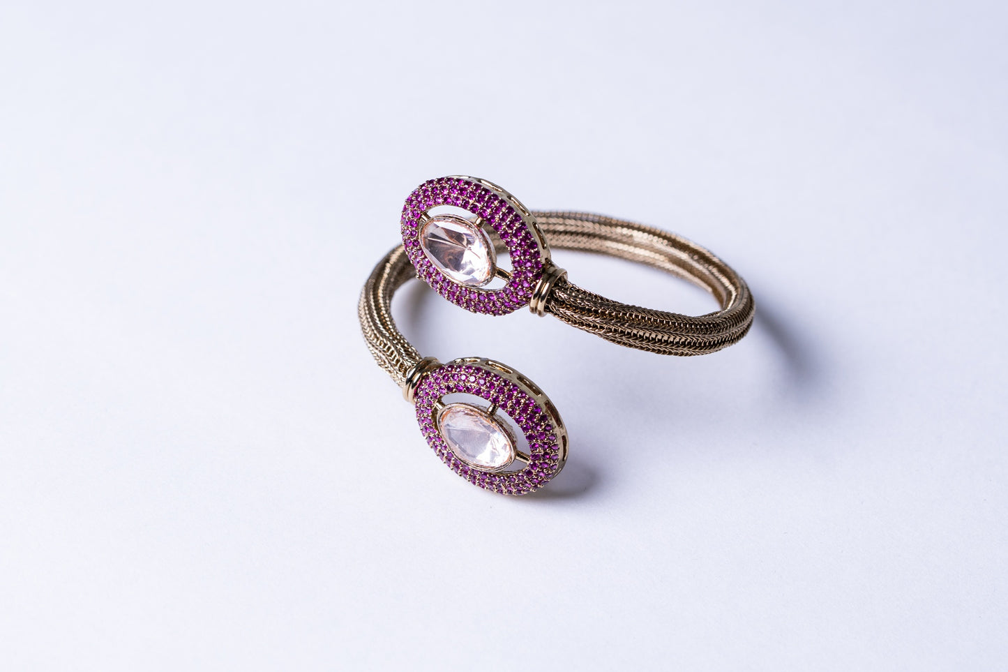 Pink American Diamonds Zirconia Bracelet