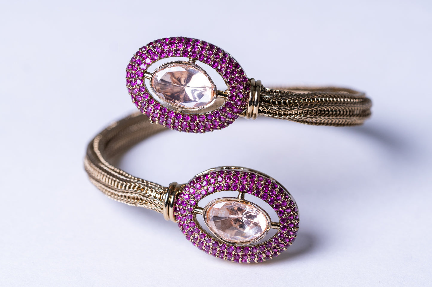 Pink American Diamonds Zirconia Bracelet