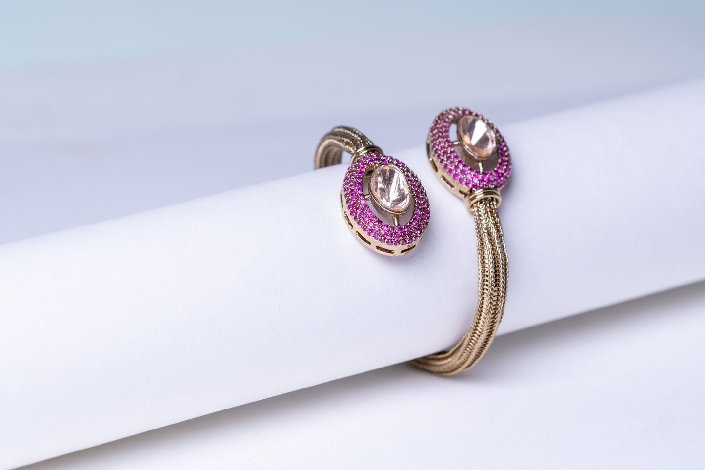 Pink American Diamonds Zirconia Bracelet