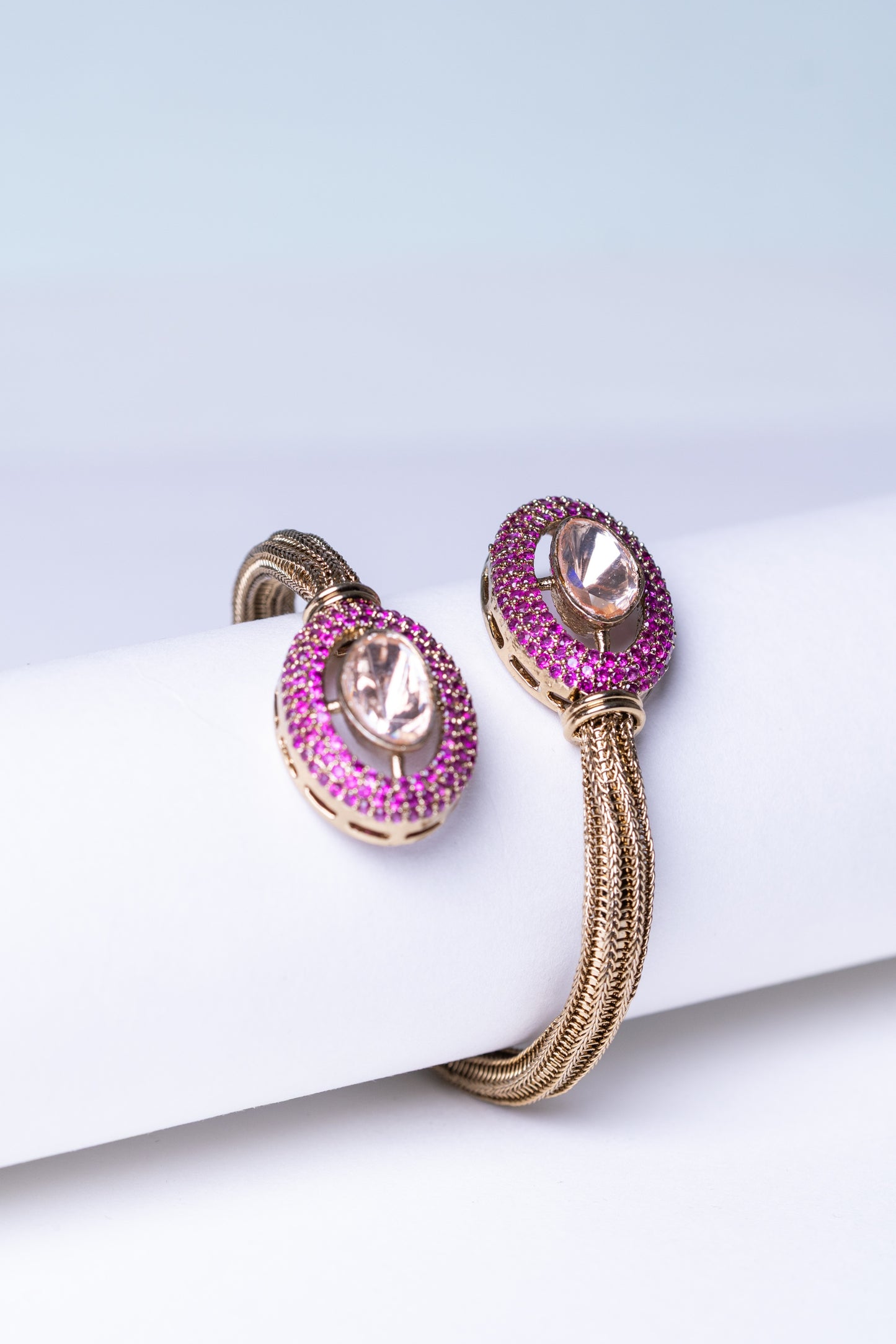Pink American Diamonds Zirconia Bracelet