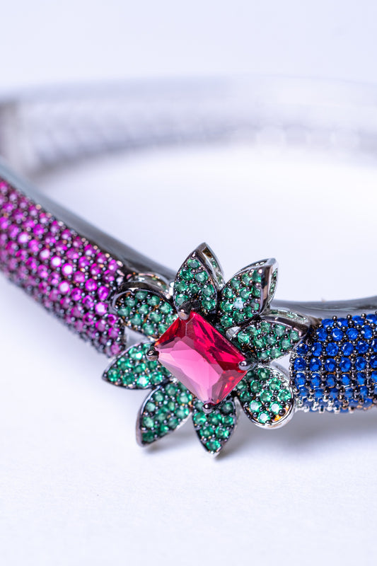 Multi-Color American Diamonds Zirconia Bracelet