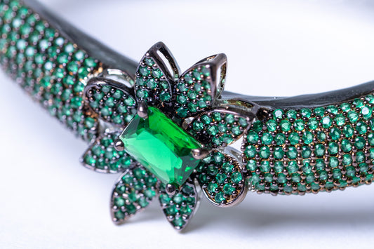 Green American Diamonds Zirconia Bracelet