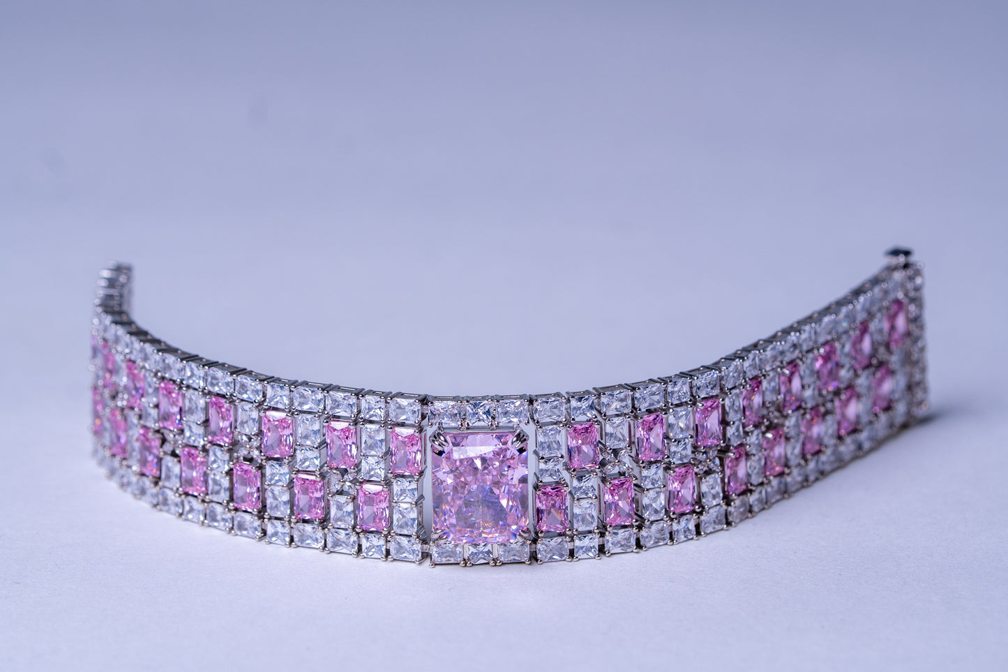 Italian Premium Pink Sapphire Bracelet
