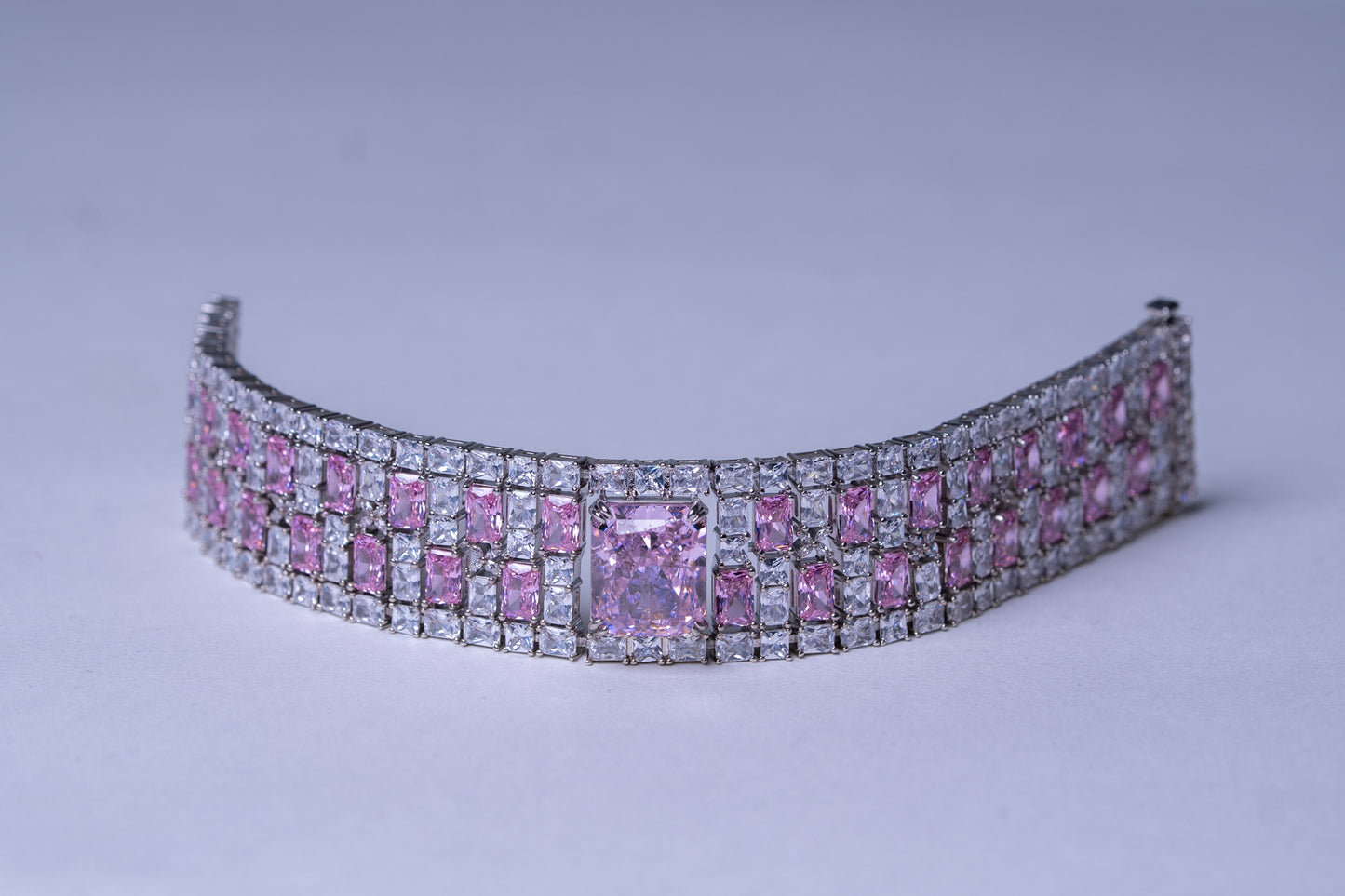 Italian Premium Pink Sapphire Bracelet