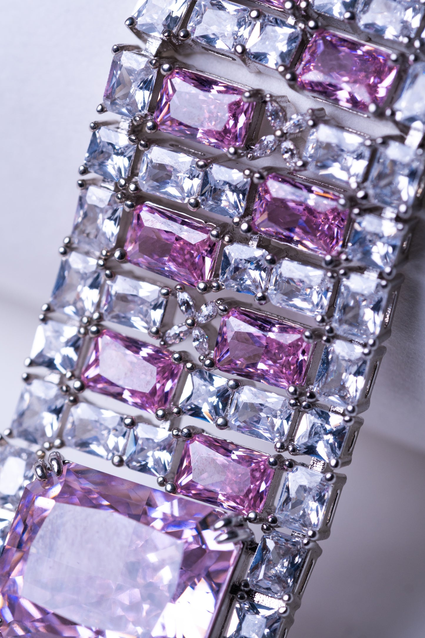 Italian Premium Pink Sapphire Bracelet