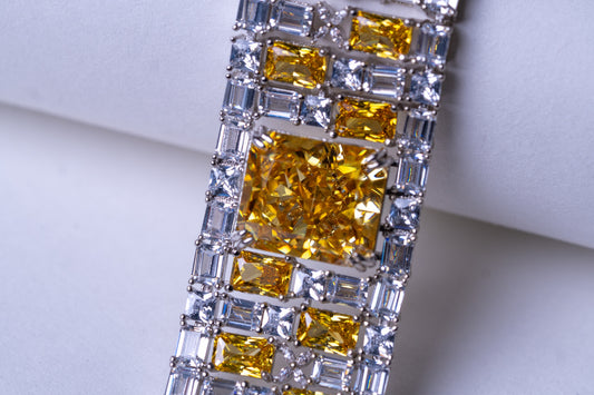 Italian Premium Yellow Sapphire Bracelet