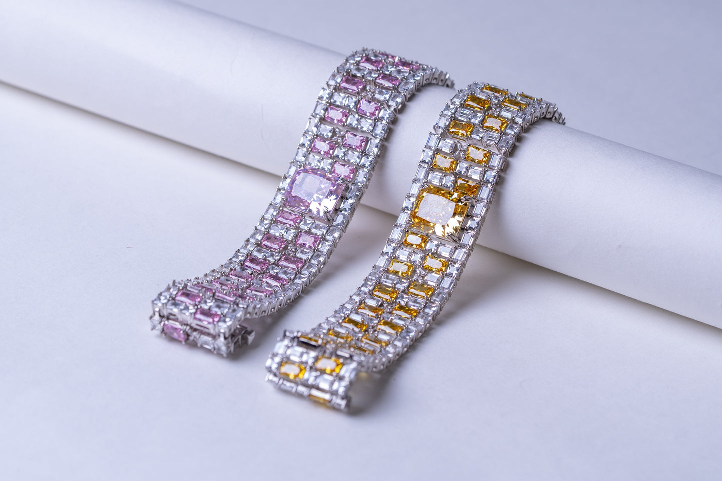 Italian Premium Pink Sapphire Bracelet