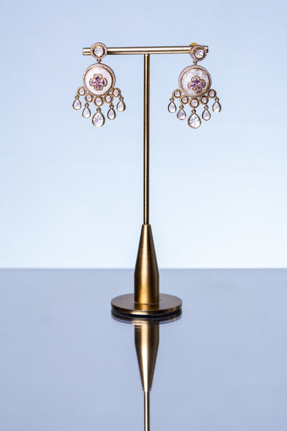 Pure Mother of Pearl and Polki Kundan Necklace