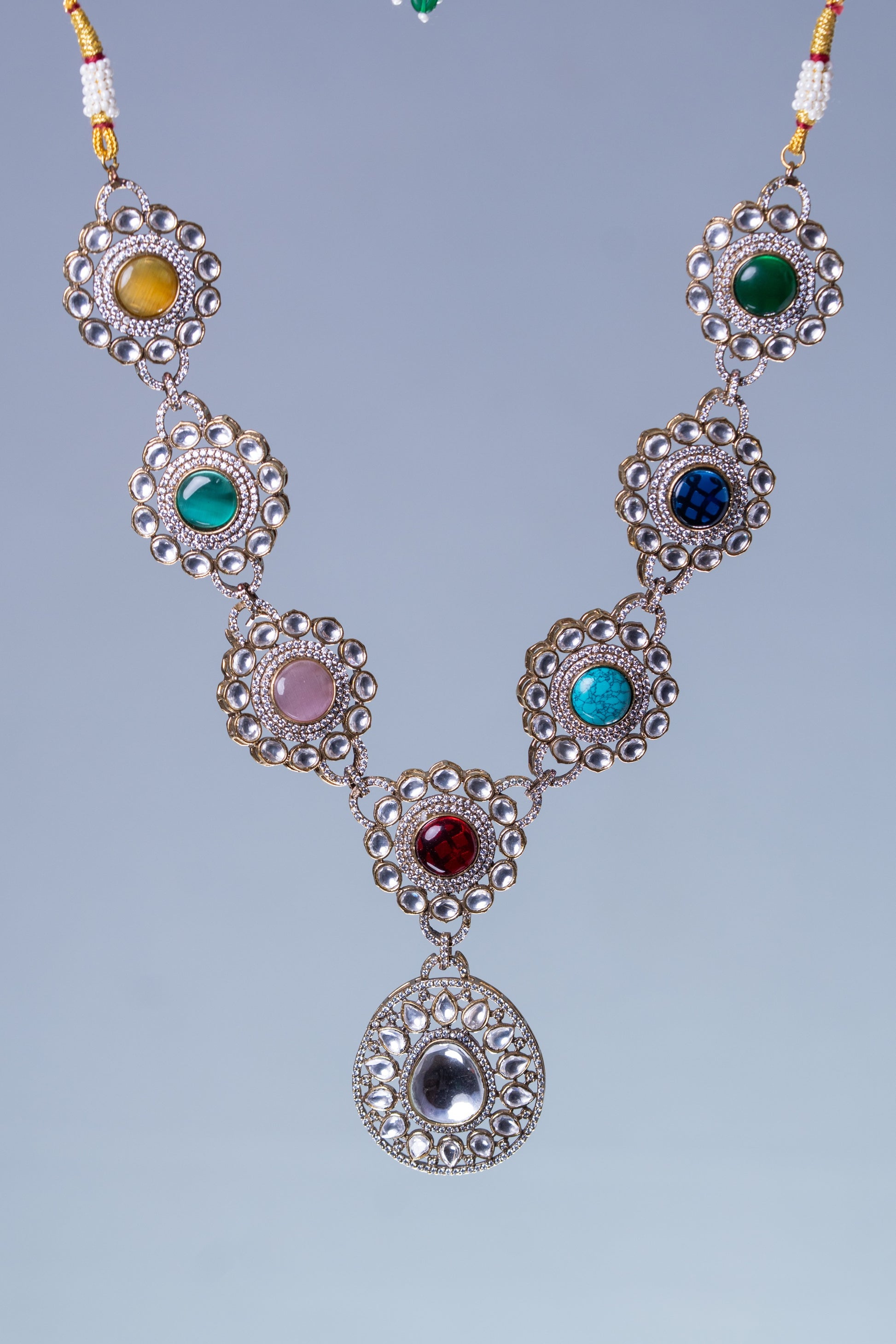 Royal Multicolor Precious Gemstones and Moissanite Designer