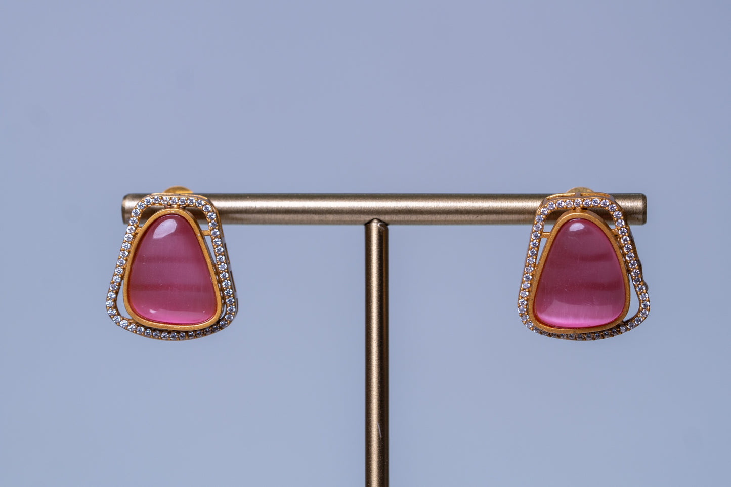 Real Pearl with Multi-Color Enamel Crystal and Polki Moissanite Necklace