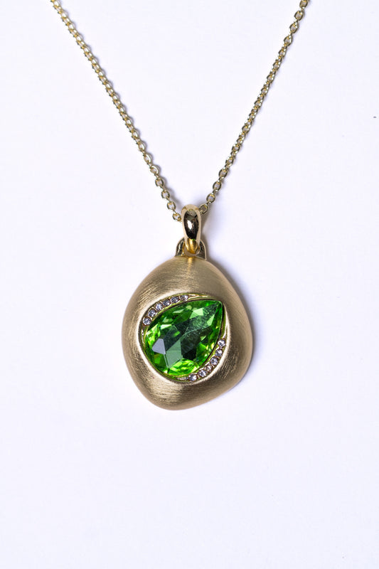 Australian Crystal 18KT Gold Plated Pendant