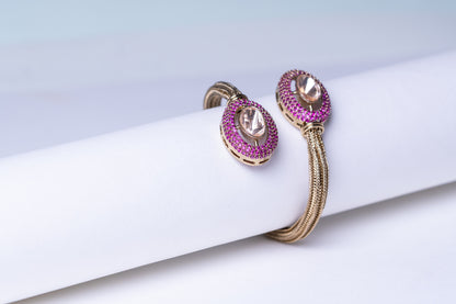 Pink American Diamonds Zirconia Bracelet