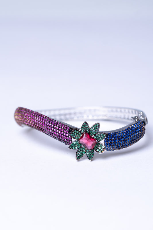 Multi-Color American Diamonds Zirconia Bracelet