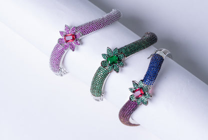 Pink American Diamonds Zirconia Bracelet