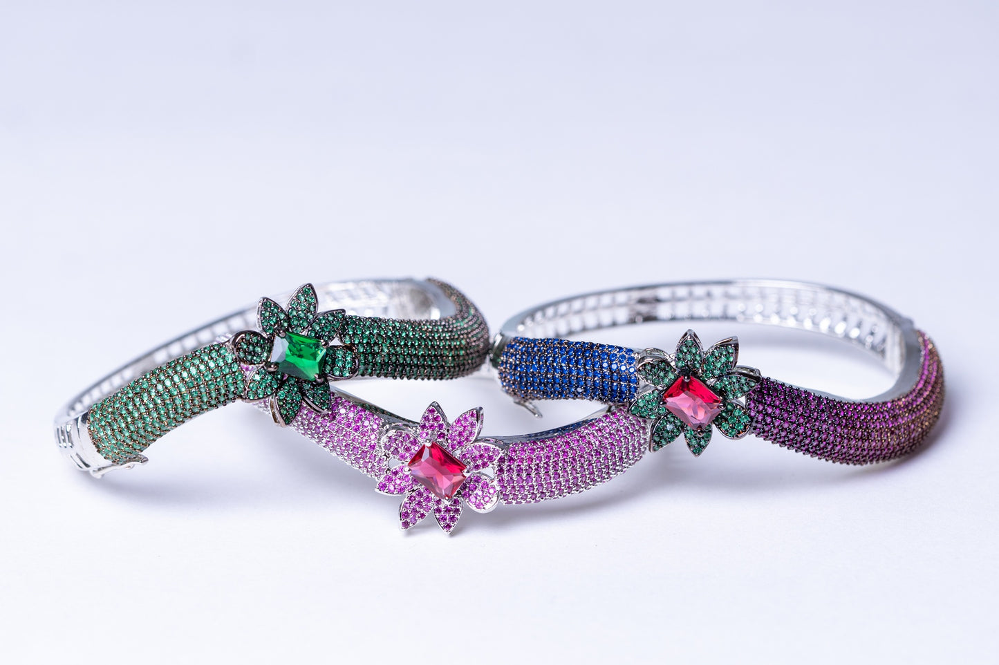 Green American Diamonds Zirconia Bracelet