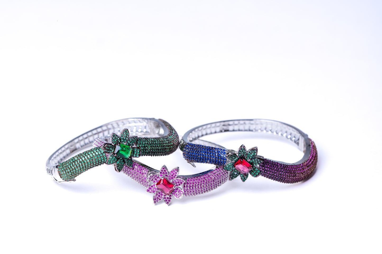 Green American Diamonds Zirconia Bracelet