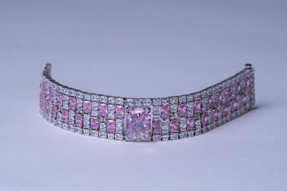 Italian Premium Pink Sapphire Bracelet