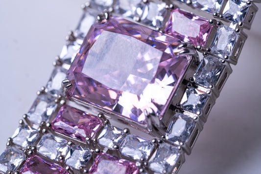 Italian Premium Pink Sapphire Bracelet
