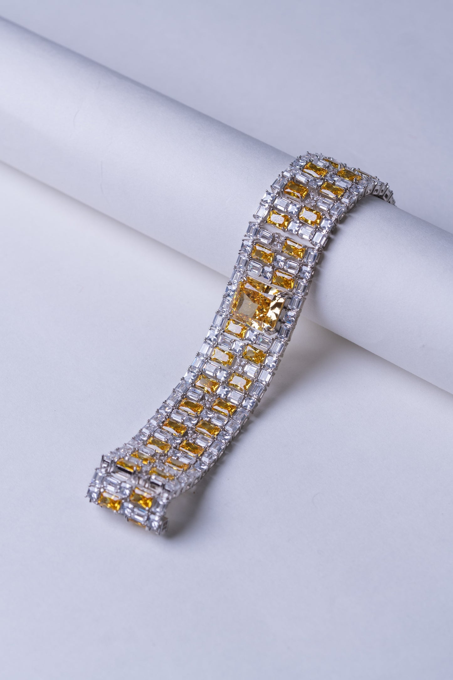 Italian Premium Yellow Sapphire Bracelet