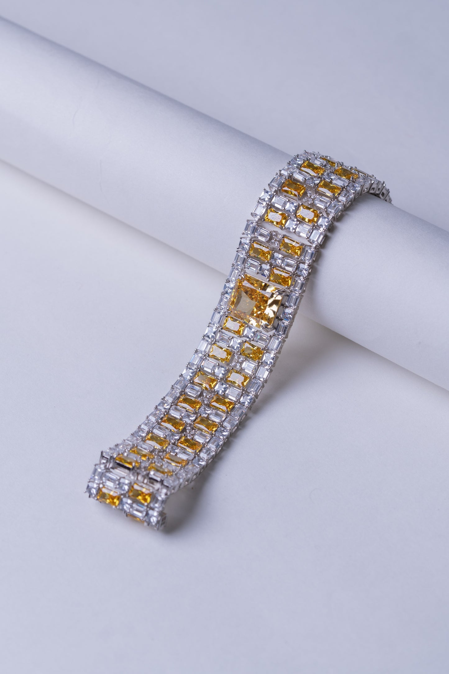 Italian Premium Yellow Sapphire Bracelet