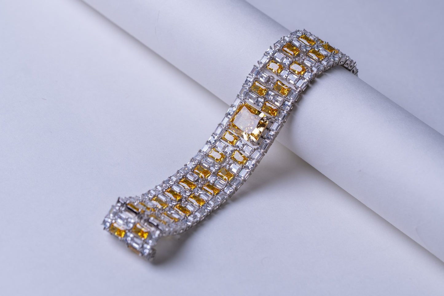Italian Premium Yellow Sapphire Bracelet