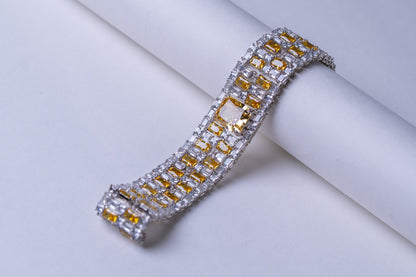 Italian Premium Yellow Sapphire Bracelet