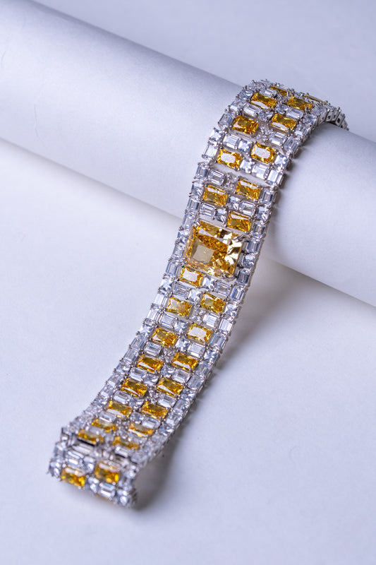 Italian Premium Yellow Sapphire Bracelet