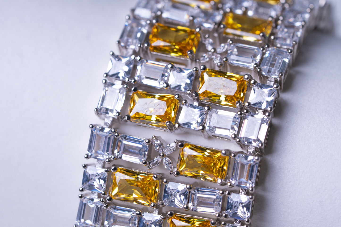 Italian Premium Yellow Sapphire Bracelet