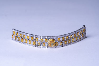 Italian Premium Yellow Sapphire Bracelet